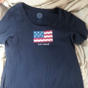 life is good over sized teeshirt🦋